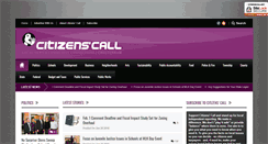 Desktop Screenshot of citizenscall.net